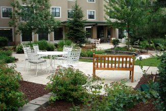 Cordia Senior Living Courtyard